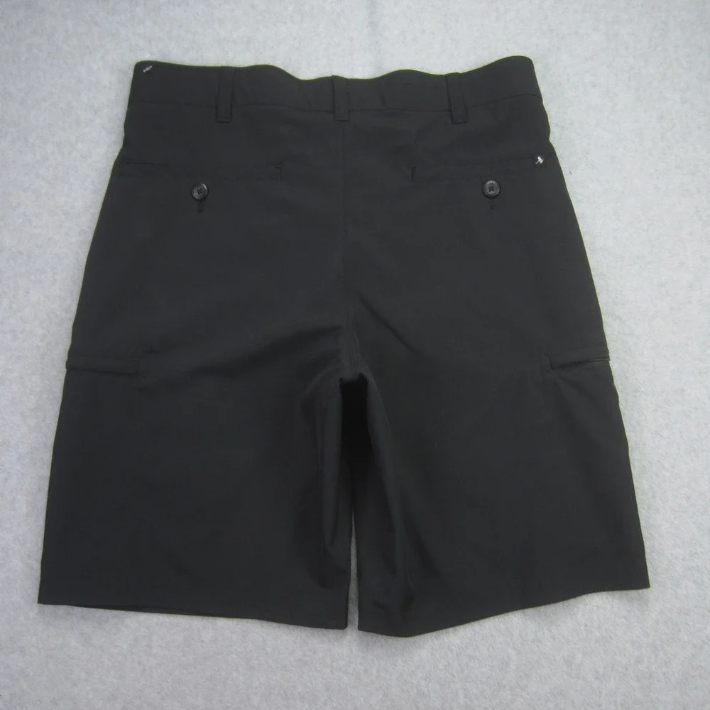 Birdie & Bound Shorts Mens 30 Black Cargo Golf‎ Casual Flat Front - Picture 2 of 12